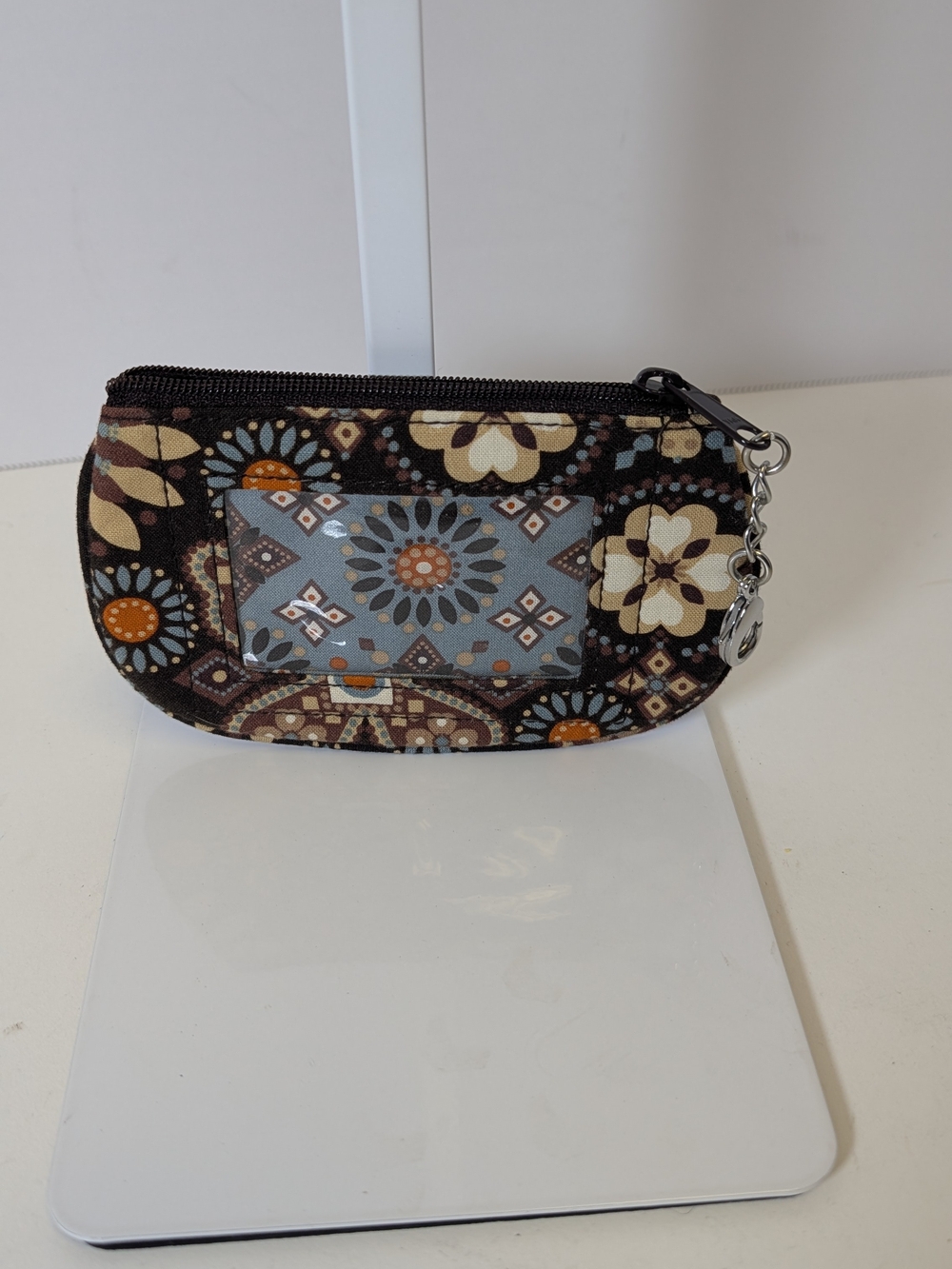 Vera Bradley Retired 2012 CANYON Pattern Quilted Shoulder Bag & Matching Coin Pu - Picture 10 of 11